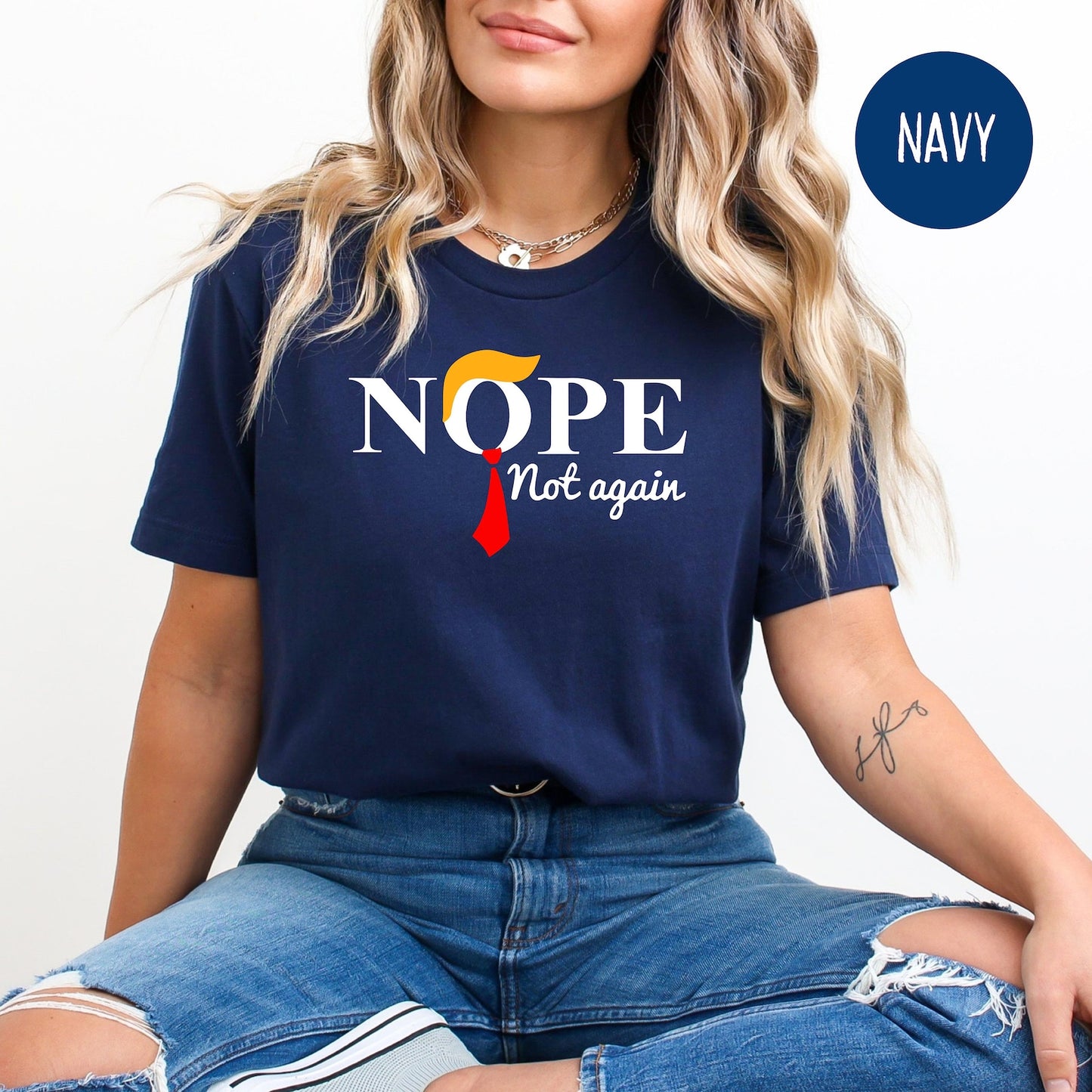 NOPE NOT AGAIN T-SHIRT